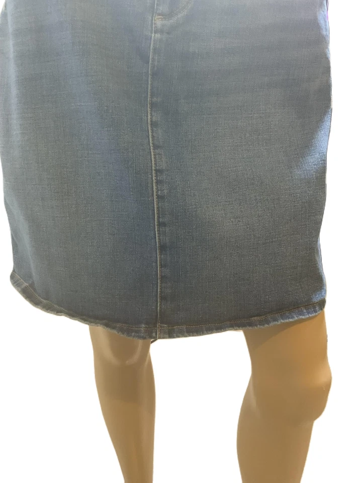 Falda Lápiz Sonoma Azul Denim 5 Bolsillos Cierre Botón Talla 12 Foto 4 de 4