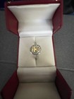 Sterling Silver White & Yellow Canary CZ Channel Set Band Ring size 9.75 — photo 3