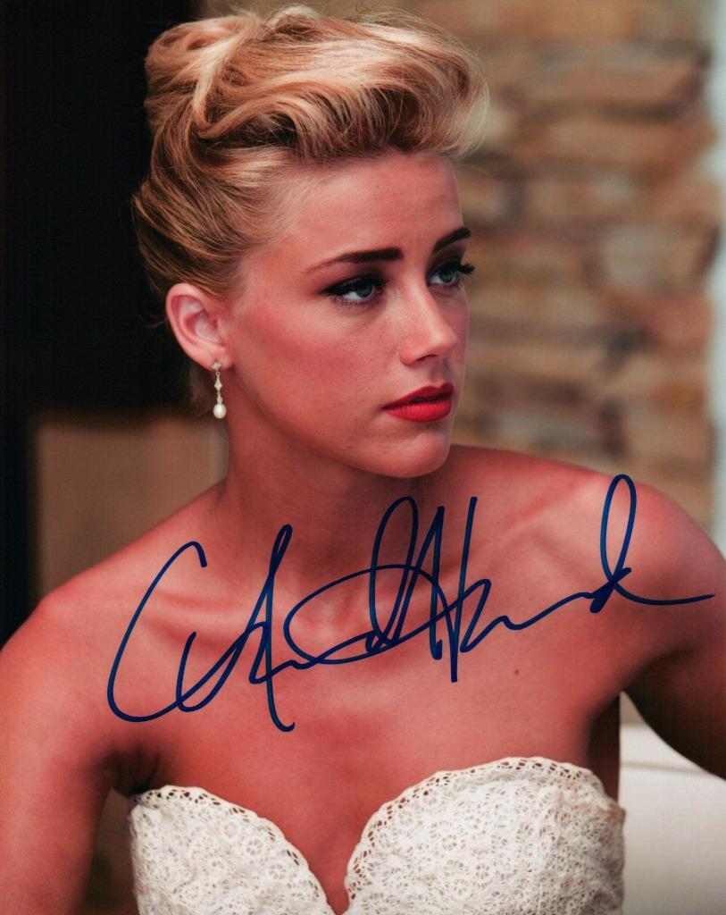 Amber Heard autographed 8x10 Photo signed Picture pic and COA | eBay
