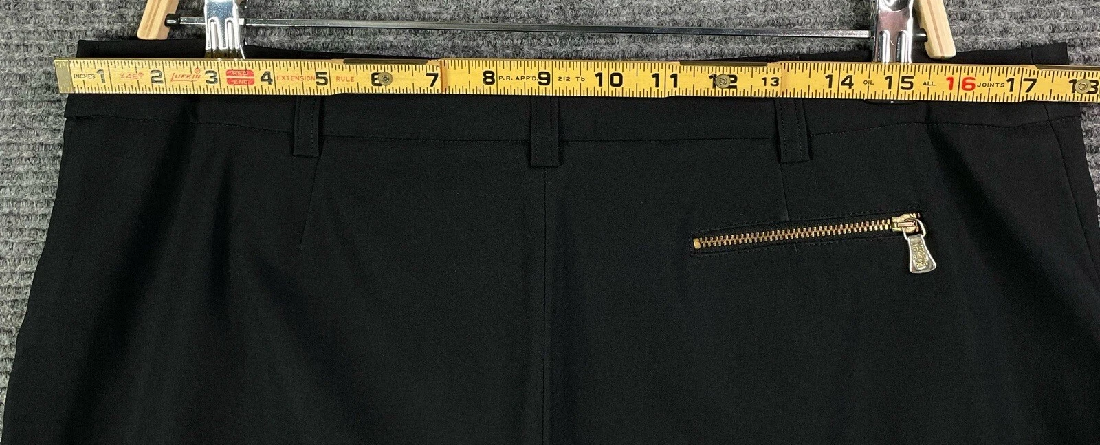 VERSACE Jeans Couture ITTIERRE SPA Nero Vestito Pantalone Vintage anni 90 Italia 36x28 1 2