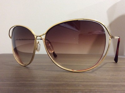 Dita Legends Voulez-Vous Beta T Sunglasses Gold Tortoise Authentic