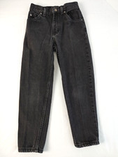 Arizona Boys Jeans Tapered Leg Medium Wash Black Size 8  15268