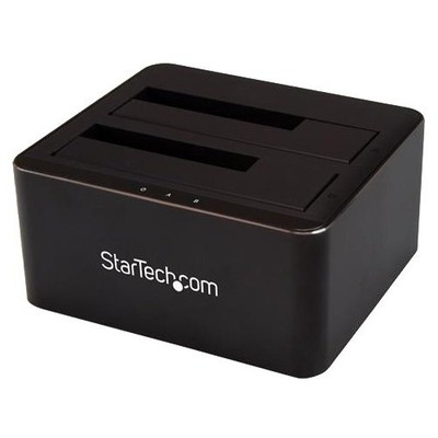 StarTech.com Dual Bay SATA HDD Docking Station for 2 x 2.5 / 3.5'' SATA SSD / HDD
