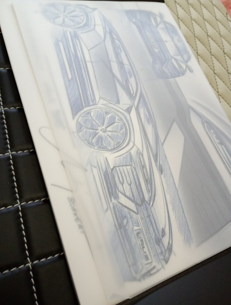 Lamborghini Urus SE-BROCHURE,PORTFOLIO Lithograph Lamborghini