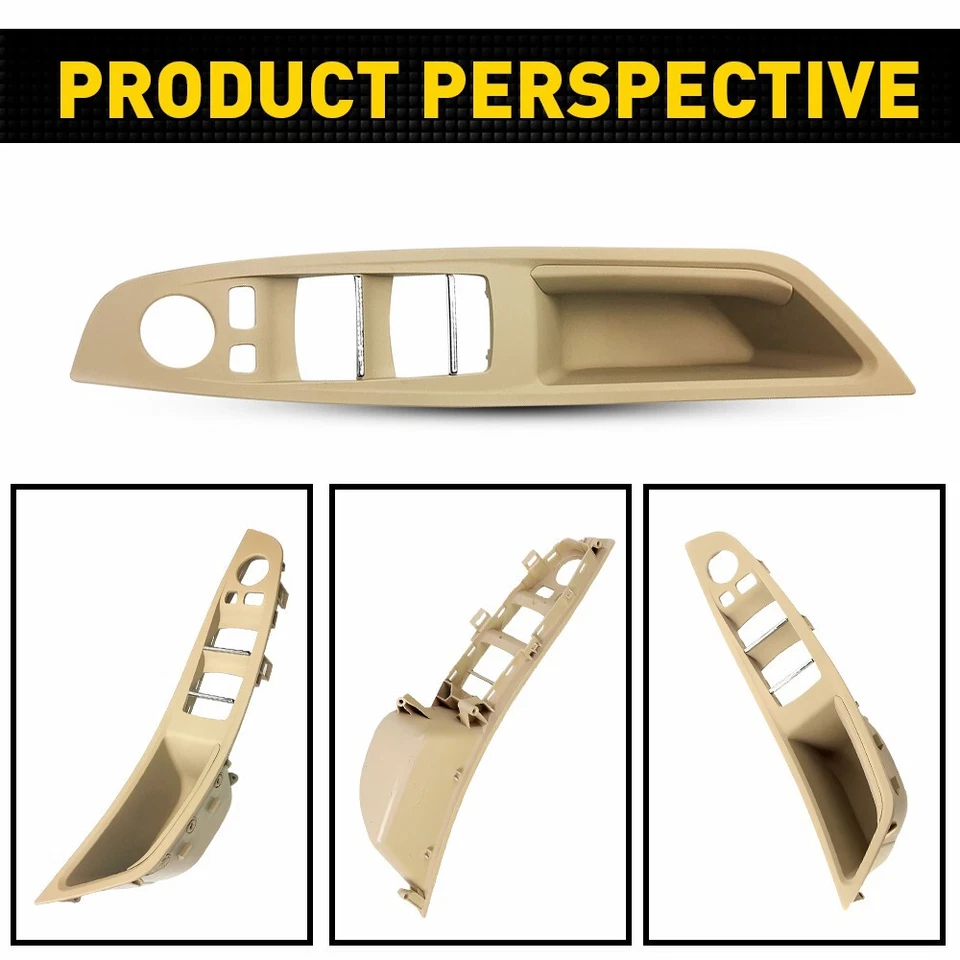 For BMW 520i 528i 535i Driver Left Door Side Pull Handle Trim Cover 51417225875 - Image 3 of 4