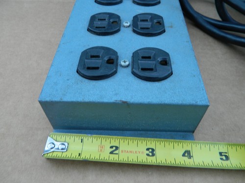 Vtg SPC Tech. USA Model UL2600 BF Power Outlet-125V*10 Outlet*14 ft. Cord*Blue - Picture 12 of 17