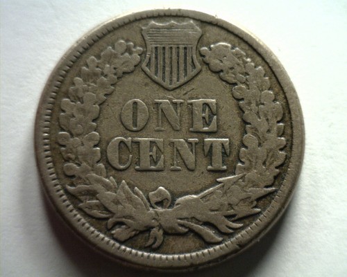 1862 INDIAN CENT FINE / VERY FINE F/VF NICE ORIGINAL COIN BOBS COINS FAST SHIP - Picture 2 of 2
