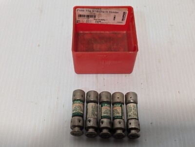 Lot of 5 Littelfuse FLNR5 Slo-Blow Fuses, 250VAC or Less, Class RK5 - Free Ship