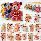3D Animal Bear Crystal Rhinestone Keyring Keychain Car Bag Key Chain Ring Gift