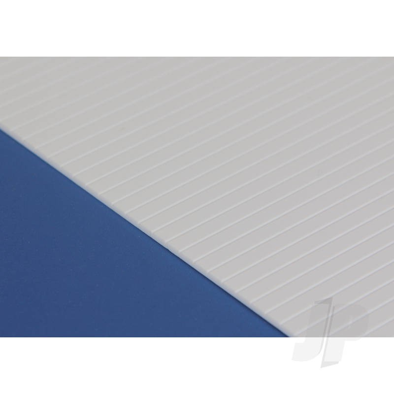 Evergreen 12x24in (30x60cm) V-Groove Siding Plastic Sheet .040in (1.0mm) Thic...