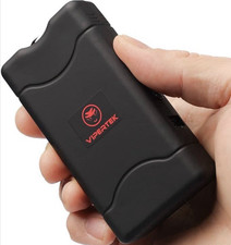 VIPERTEK VTS-880 Mini Stun Gun for Self Defense Rechargeable with LED Flashlight