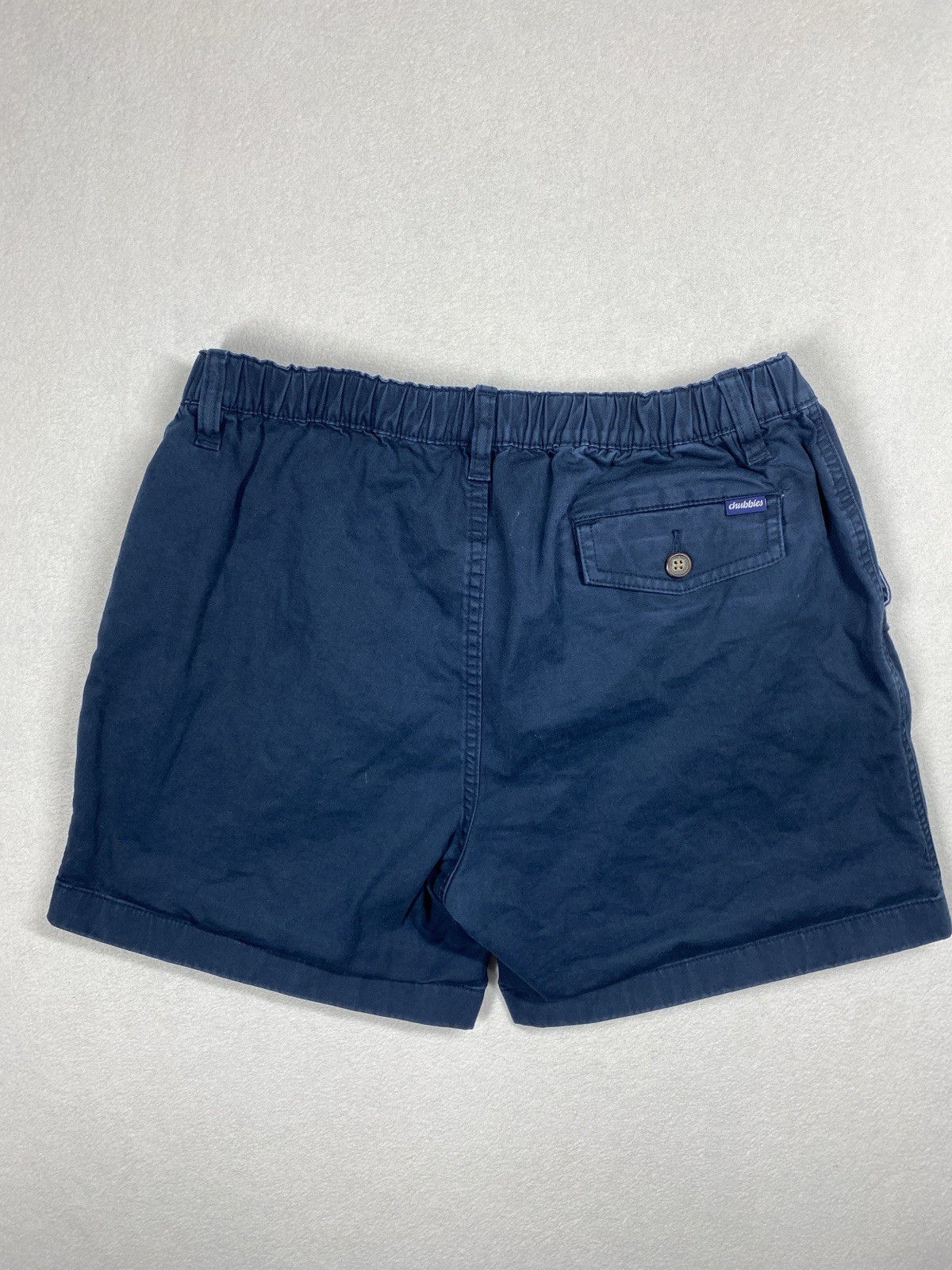 Chubbies Shorts Mens Med Blue Chinos 5.5" Inseam The Staples Stretch Camp Casual