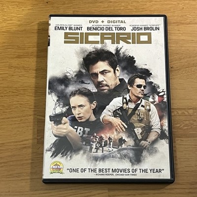 Sicario (DVD, 2015) Emily Blunt, Josh Brolin, Benicio Del Toro  