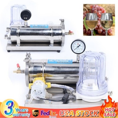 110V Electric Wine Filter| Wine making, Homebrewing White Spirit Strainer Filter