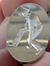 Vintage English Cufflinks PAT 1144883 1969 Boules Petanque Rare