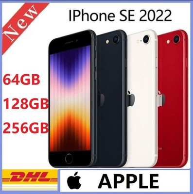 Neu Apple iPhone SE 3rd Gen (2022) 5G 64GB/128GB/256GB Smartphone Ohne Vertrag