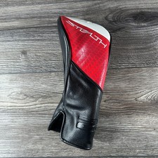 TaylorMade Stealth Fairway Wood Headcover Black Red White Golf Club Cover ID