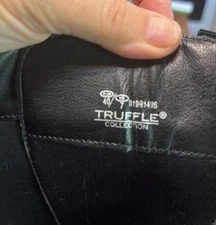 Truffle Collection Black 12 hole Combat Boots EU 40 Runs Large 10-10.5 Women's