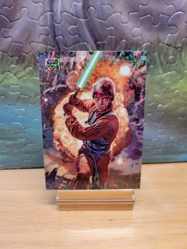 2025 Topps Chrome Star Wars Galaxy Luke Skywalker #2 Mini-Diamond