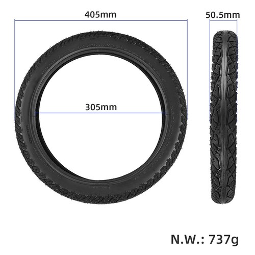 Bicycle Electric Bike Tire Bicycle Tires Cycling Outdoor Sports 16 Inch - Picture 1 of 35