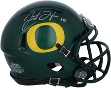 Justin Herbert Autographed Oregon Ducks Speed Mini Helmet