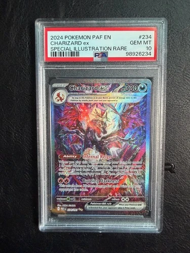 Pokemon TCG Charizard ex 234/091 PSA 10 SIR Holo SV Paldean Fates EN