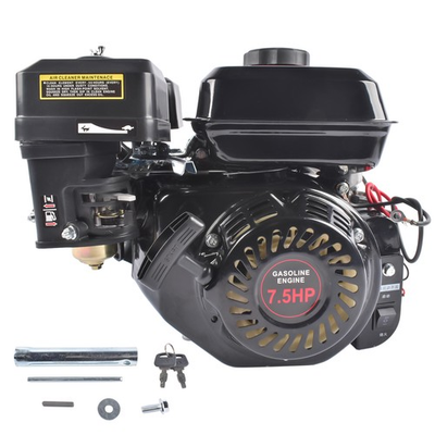 #ad #ad Electric Start Horizontal Engine 4 Stroke 7.5HP 212CC Go Kart Gas Engine Motor $138.00