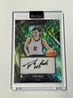 2024 Wild Card Metallix AutoGlass Green Fractal 4/4 Tyler Kolek #WMGA-TK Knicks