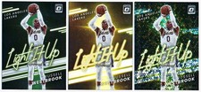 (3) 2021-22 Donruss Optic Russell Westbrook Light It Up Base Holo Fast Break #13