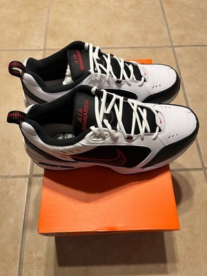 Nike Air Monarch 4 Black White (4E) 416355 101 Mens Size 13 NEW Walking Shoes
