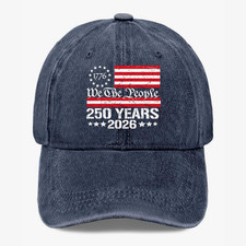 Patriotic 250th Anniversary 1776 We The People USA Hat 2026 Cap