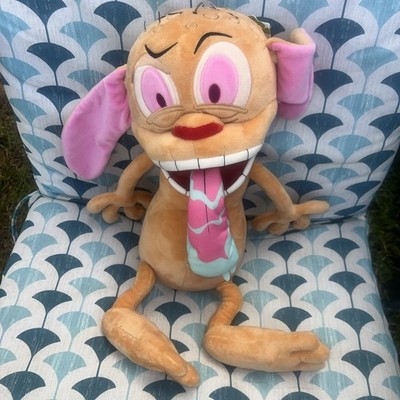 Kidrobot Ren & Stimpy Shake Action Plush Hug Me Toy 19  Shake Action
