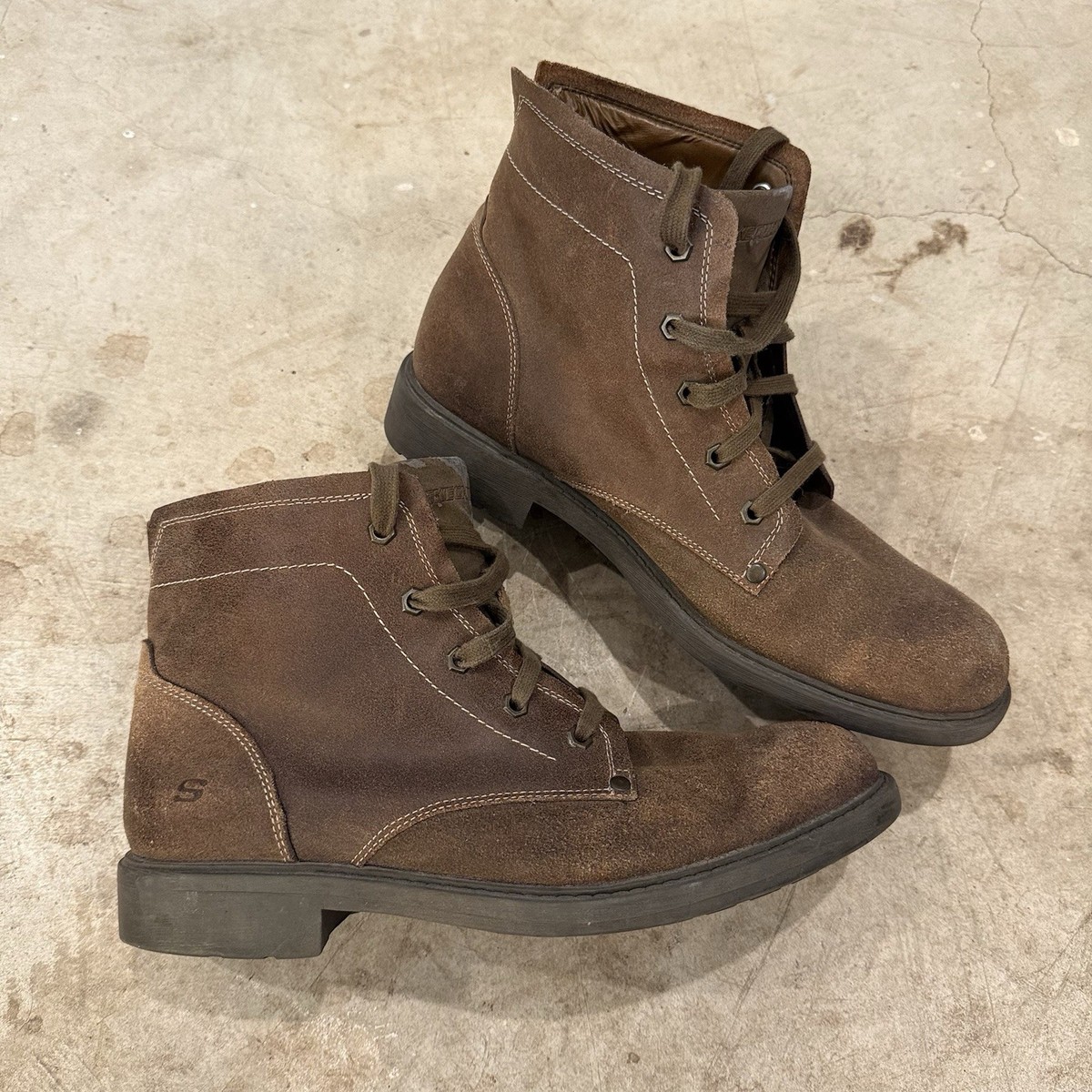 Sketches chukka boots Skechers Segment 2.0 Relaxed DSCH Brown Mens Chukka Boots 204394 main image 2