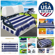 Universal Fit Golf Cart Seat Covers - Soft Microfiber Towel Blanket for Comfort