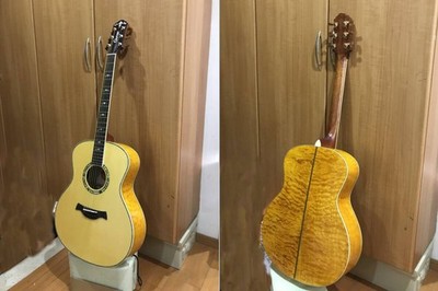 Acoustic Guitar Crafter GA33/N Natural Grand Auditorium Quilted
