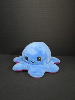 Teeturtle - the Original Reversible Octopus Plushie - Blue + Purple - Cute