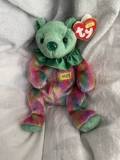Ty Beanie Baby - MAY the Birthday Bear 7.5" NEW MWMTs Plush Stuffed Animal Toy