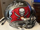 Tampa Bay Bucs SB 37 Sapp, Brooks, Alstott Signed Full Size Speed Rep Helmet JSA