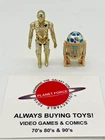 1977 C-3PO & R2-D2 Complete Vintage Star Wars Kenner Figure All Original