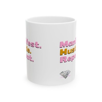 Manifest Mug Motivational Coffee Cup for Boss Babes