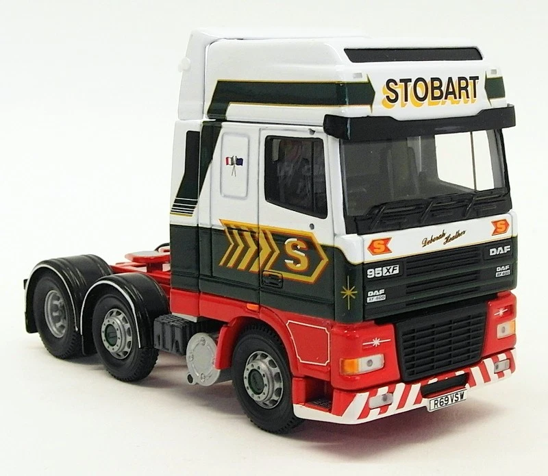 Corgi escala 1/50 CC13201 - DAF XF Super Space Cab lado cortina - Stobart Foto 3 de 4