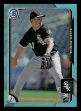 2015 Bowman Draft #49 Tyler Danish Chrome Blue Sky Refractors Chicago White Sox