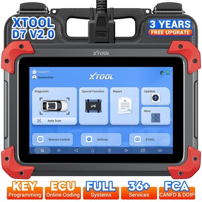 XTOOL D7 Bidirectional Full System OBD2 Scanner Ai-Assisted Diagnostic Tool EPB