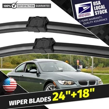 Original Equipment Front Right & Left Windshield Wiper Blades 24"+18" For BMW