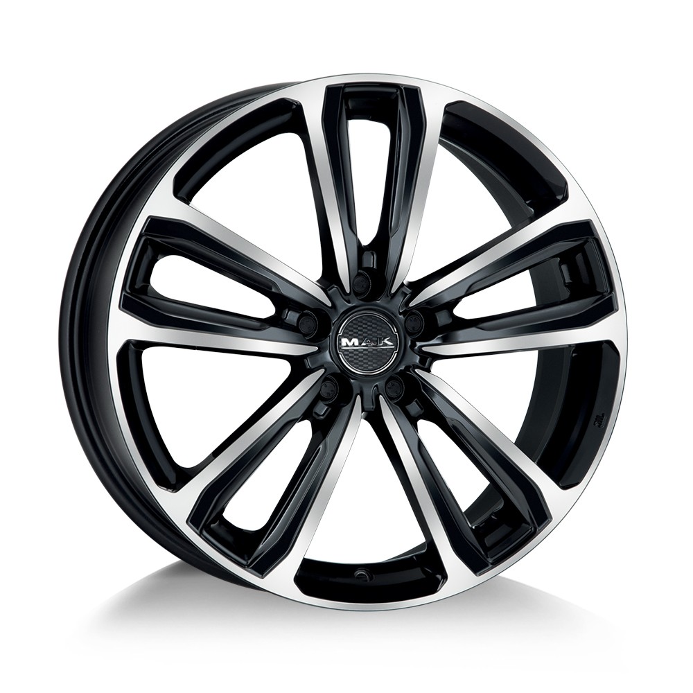 4 cerchi in lega NAD MAK MAGMA 6x15 4x100 ET 50 BLACK MIRROR per HONDA