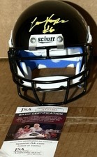 CAMERUN PEOPLES SIGNED Mini Helmet JSA COA APPALACHIAN APP STATE