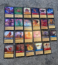 HUGE Disney Lorcana TCG Lot Of 23 Cold FOIL Cards Mickey Elsa Simba Moana Bundle