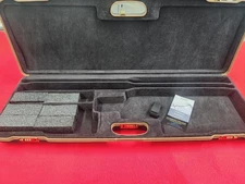 NEGRINI 1653LX-5005 LUXURY LEATHER TRIM COMBO CASE HIGH RIB KRIEGHOFF BROWNING