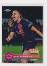 Lieke Martens 2023-24 Topps Chrome Women’s Inside Look IL-6 Paris St Germain PSG