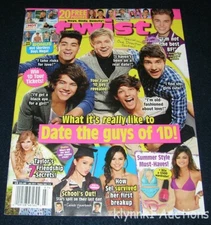 Twist Magazine July 2012 One Direction Selena Taylor Swift Justin Bieber BTR
